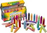 64  tizas de colores tamaño maxi CRAYOLA