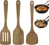 3 utensilios de cocina madera de 30cm