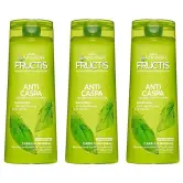 3x360 ml Champú Anticaspa Garnier Fructis