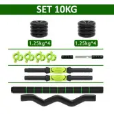 Juego de mancuernas ajustables de 10kg