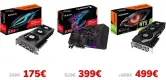 Liquidación de Gráficas AMD RX6600, AMD RX6800 y NVIDIA 3080Ti