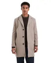 Chaqueta de vestir beis abotonada Brave Soul Chaqueta de vestir beis abotonada Brave Soul