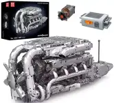 Bloques de construcción Mould King Motor V8