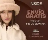 Envíos todo el fin de semana en Inside 