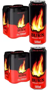 8x 500ml Burn Energy Original