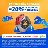 20% de dto. en pastillas y discos de coche en Oscaro
