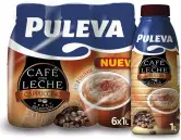 6x 1L Café con Leche Capuccino Puleva