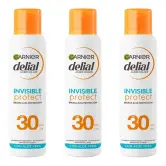 3x150 ml Bruma Solar Corporal Garnier Delial Invisible Protect 3x150 ml Bruma Solar Corporal Garnier Delial Invisible Protect