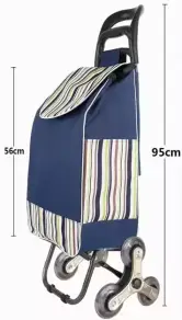 Carro de la compra con 3 ruedas 40L