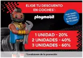 60% de Dto. si compras 3 vehículos seleccionados en Playmobil España 
