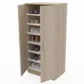 Armario zapatero 2 puertas roble