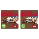 2 Packs de 6x 20g Barritas de Cacao y Leche Kellogg's Choco Krispies