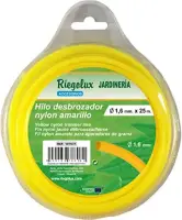 Hilo de Nylon para Desbrozadora 1,6 mm x 25 m Riegolux