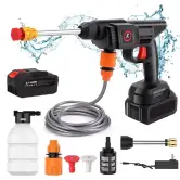 Pistola pulverizadora inalámbrica + batería + accesorios