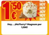 McFlurry Magnum en McDonald’s 