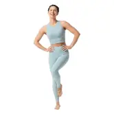 Leggings Yoga/Pilates Mujer Azul Grisáceo