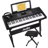 Teclado electrónico 61 teclas + auriculares