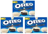 3 cajas de Oreo Bañadas chocolate blanco 246gr 