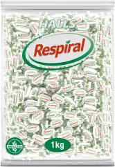 1Kg Caramelos Halls Respiral Eucalipto y Mentol