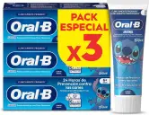 3 Pasta De Dientes Oral-B Pro Junior Disney Stitch