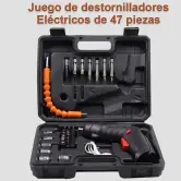 Juego de destornillador eléctrico multifunción de 47 piezas