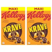 2 Kellogg's Krave Choco Nut 600g