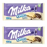 2 tabletas Milka Oreo White