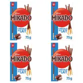 4x 75 g Palitos Mikado Chocolate con Leche