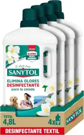 Pack de 4x 1200ml Desinfectante Textil Sanytol