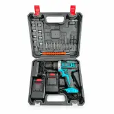 Maletín con taladro con 2 baterías 21V
