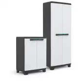Pack Armario Alto 68x39x173 cm + Bajo 68x39x90 cm Keter