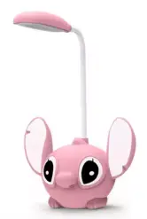 Lámpara de escritorio LED Lilo & Stitch con sacapuntas