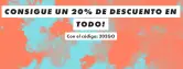 20% de dto. EXTRA en TODO Asos