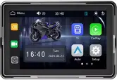 Pantalla 5" CarPlay + Android Auto para moto IP67