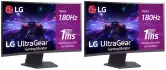 2x Monitores LG UltraGear Curvo Gaming 27" WQHD 180Hz