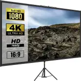 Pantalla de proyector con trípode de 100"