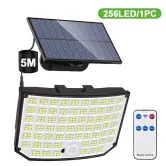 Luz Solar para exteriores 256LED con sensor de movimiento