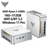 Mini PC AMD Ryzen 3 4300U 16GB+512GB