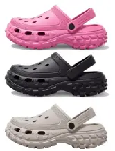 Zuecos con plataforma unisex