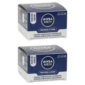 2x 50 ml Nivea Men Crema Hidratante Intensiva Protege & Cuida