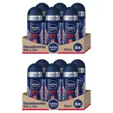 12x 50ml Desodorante Nivea Men Dry Impact Roll-on 12x 50ml Desodorante Nivea Men Dry Impact Roll-on