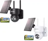 Cámara de Vigilancia WiFi Exterior 2K Yeskamo 360º Cámara de Vigilancia WiFi Exterior 2K Yeskamo 360º