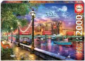 Puzzle 2000 Piezas Londres al Atardecer Educa