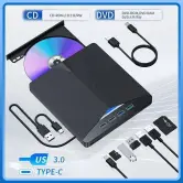 Grabadora de CD/DVD con 4 puertos USB y tarjeta SD y TF