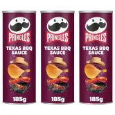 3 botes de Pringles BBQ  185g