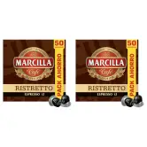 100 Cápsulas Café Ristretto  Nespresso Marcilla