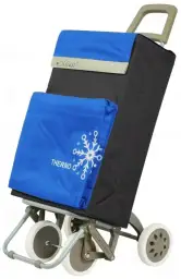 Carrito de compra plegable con 4 ruedas 48L