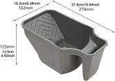 Cubo de pintura portátil de 1L