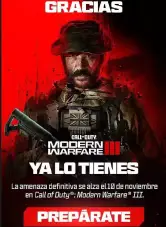 Call of Duty Modern Warfare III GRATIS para cuentas seleccionadas