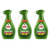 3x500ml Fairy Spray lavavajillas 3 en 1 limón